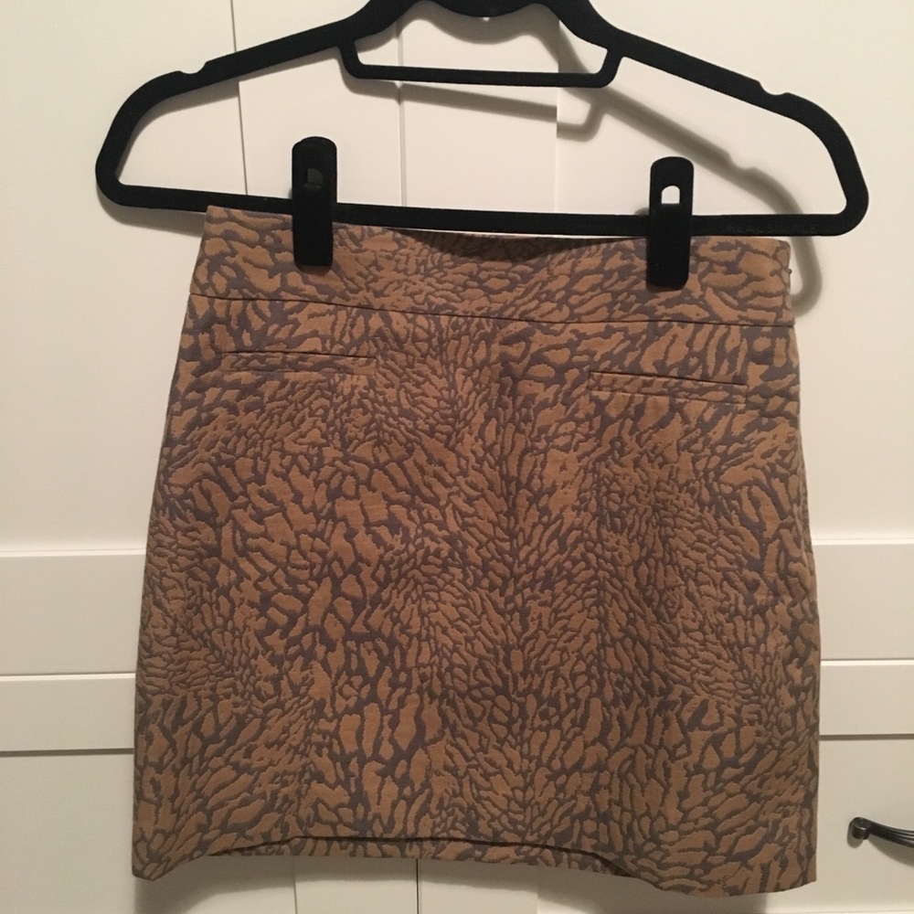 LOFT printed skirt